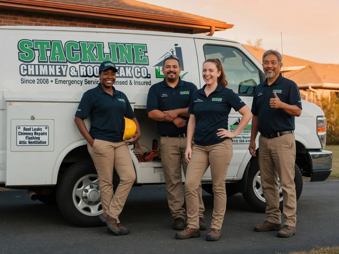 Chimney flashing repair company in East Bend, NC